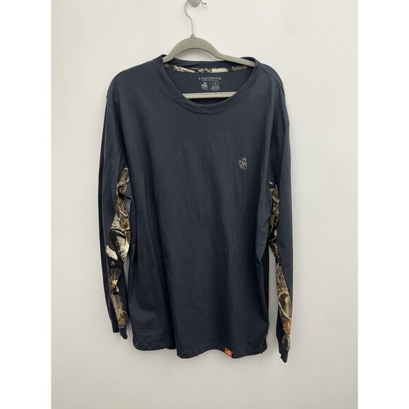 Legendary Backcountry Men's Series Long Sleeve T-Shirt Size XL Long Sleeve Blue - Picture 2 of 14